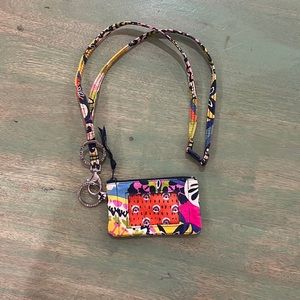 Ver Bradley lanyard with if pouch